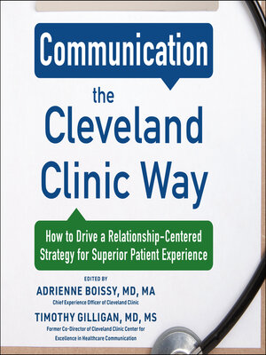 cover image of Communication the Cleveland Clinic Way